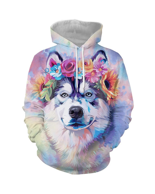  Floral Husky Hoodie