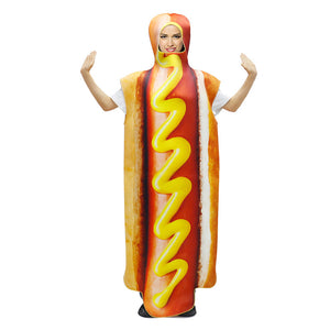 Adult Hot Dog Costume for Halloween Dress Up Party
