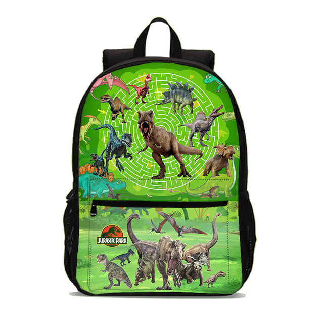 Dinosaur Large Backpack Lunch Bag Pencil Case for school