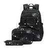Starry Sky Stars Backpack Set Lunch Tote Bag and Pencil Case for School