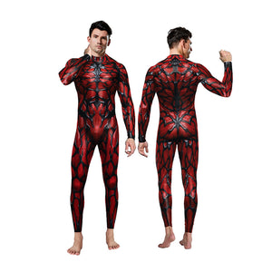 Men's Carnage Jumpsuit Cosplay Costume For Adult Halloween Jumpsuit
