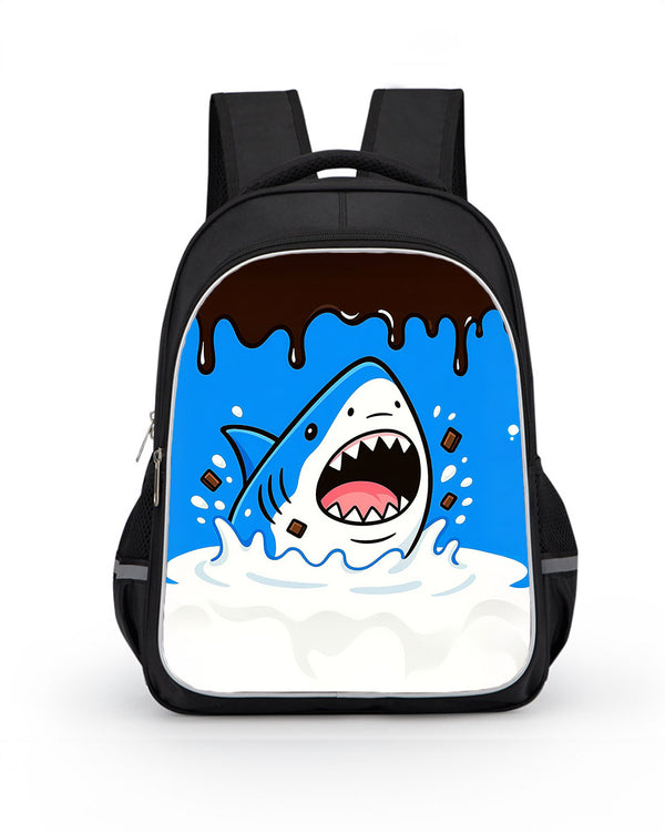 Cool Chocolate Shark school backpack