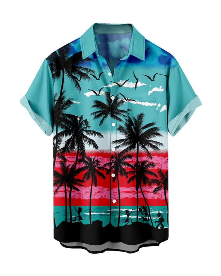 Button-Down Floral shirt