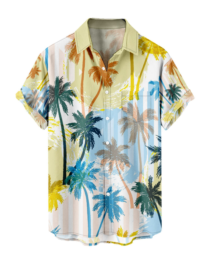  Palm Tree Print Hawaiian Tree