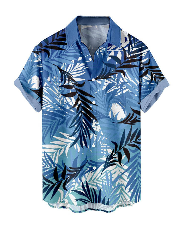  Blue Hawaiian Shirt  Front