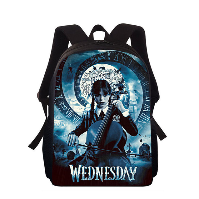 Wednesday Backpack 3-in-1 Backpacks Set for School