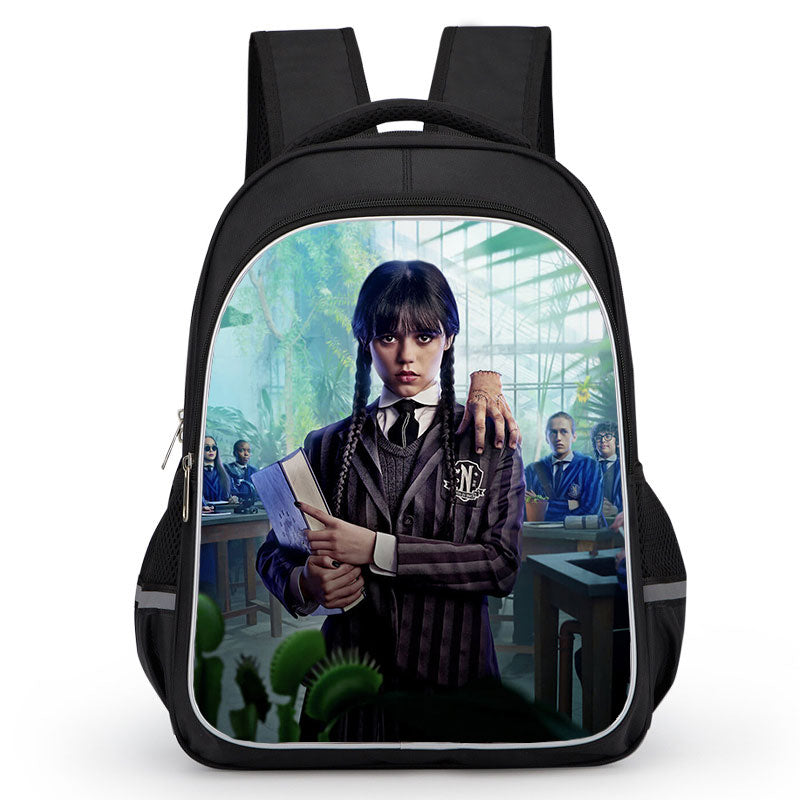 Wednesday Backpacks Set for School Kids Wednesday Addams Backpack with ...