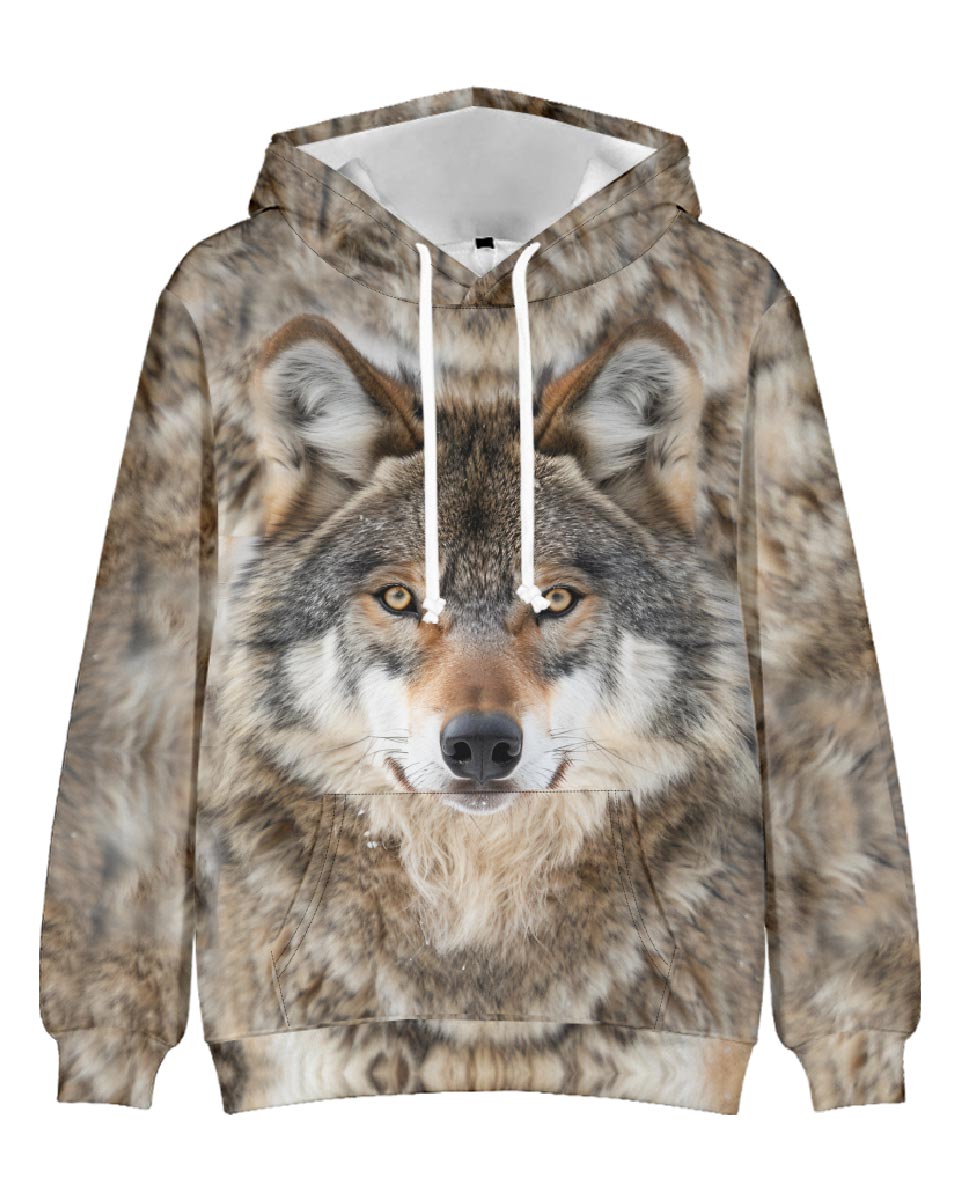 kids wolf hoodie