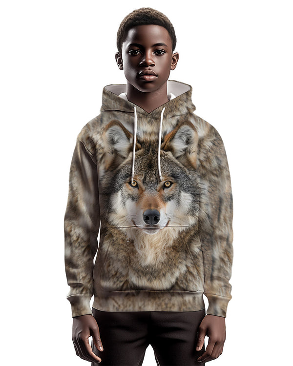 wolf hoodie for teens