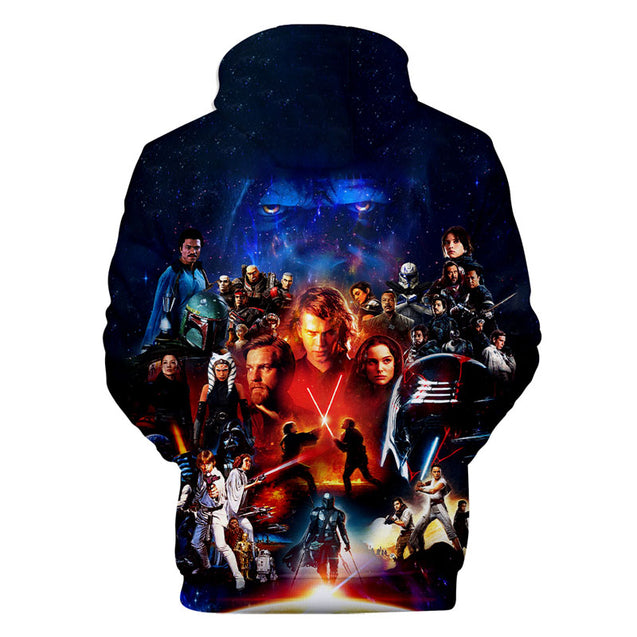 Cool StarWar Bad Batch Hoodie Pullover Star War Cosplay for Youth Adult