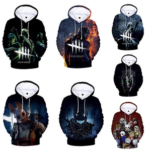 Dead By Daylight Printed Long Sleeve Pullover Hoodie