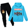 Unisex Kids Roblox Sweatshirt With Pants 3-15Y