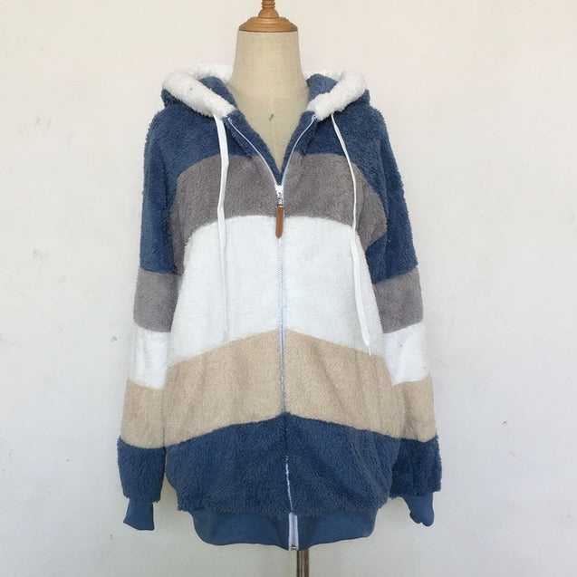 Womens Winter Coats Plus Size Plush Coats Winter Warm Overcoat Outwear