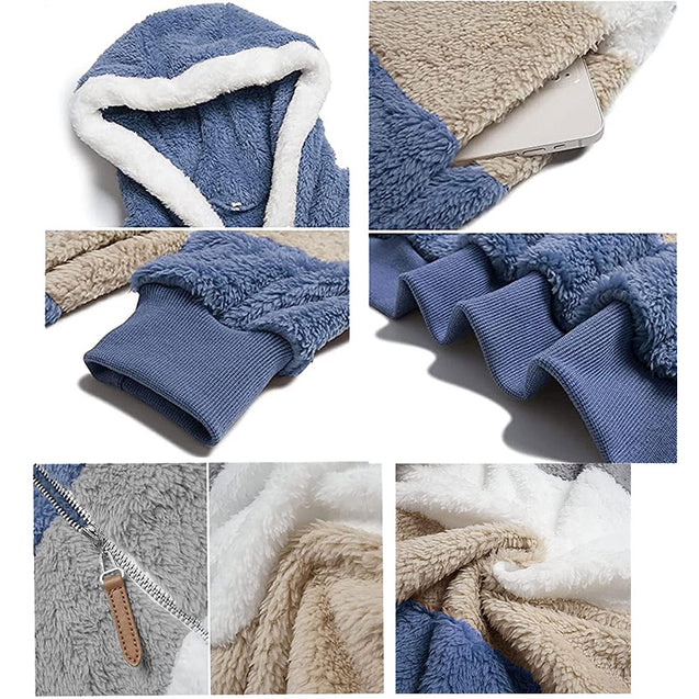 Womens Winter Coats Plus Size Plush Coats Winter Warm Overcoat Outwear