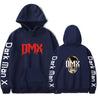 Rip DMX Long Sleeve Hooded Sweatshirt Letter DMX Hoodie Pullover