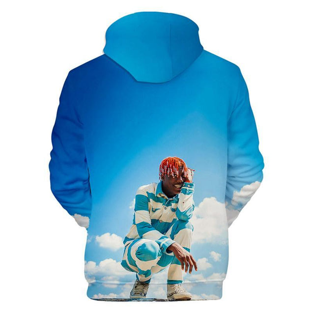 Unisex 3D Lil Yachty Print Hoodie Pullover