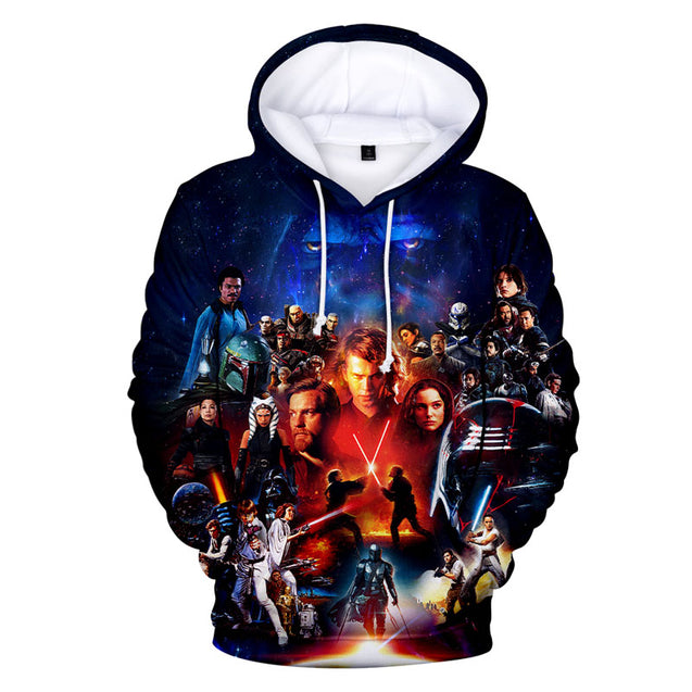 Cool StarWar Bad Batch Hoodie Pullover Star War Cosplay for Youth Adult