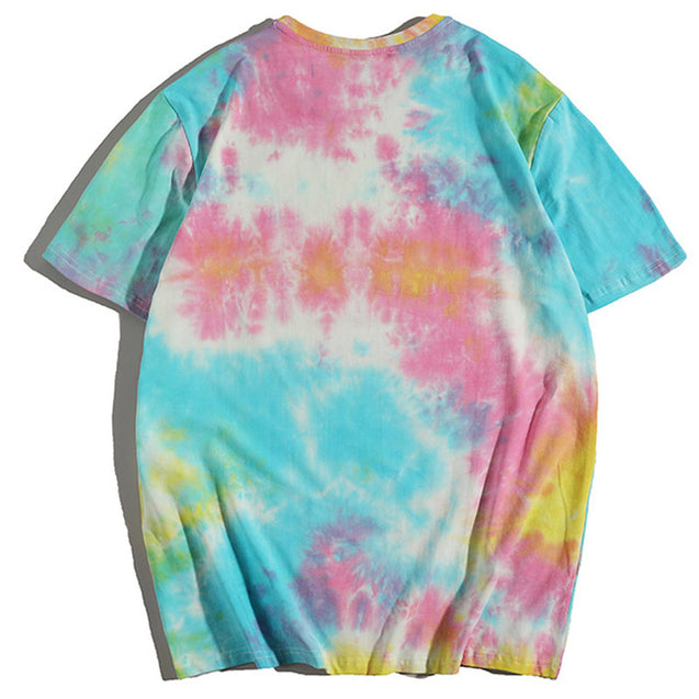 Fashion Colorful Graphic Crew Neck T-shirt