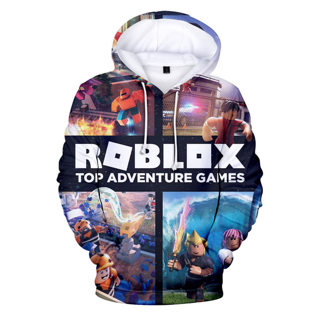 Kids Roblox Hoodie & Sweatshirt Long Sleeve Cartoon Children Tops