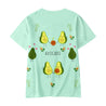Avocado Print Short Sleeve T-shirt Youth & Adult