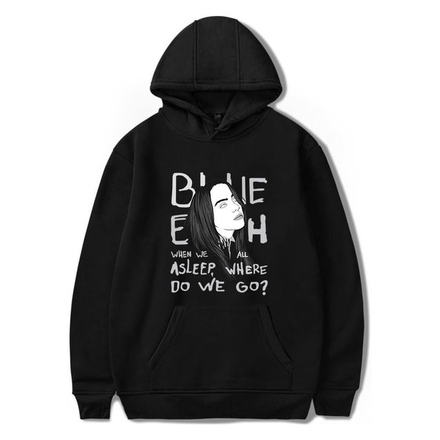 Billie Eilish Women Cute Hoodie Youth Fashion Sweatshirts