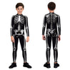 Halloween Cosplay Jumpsuit Bodysuit Skull Skeleton Bone Catsuit for 7-14 Y