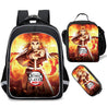 Demon Slayer Mugen Train 3pcs Backpack Sets 17" Backpack Lunch box and pencil case