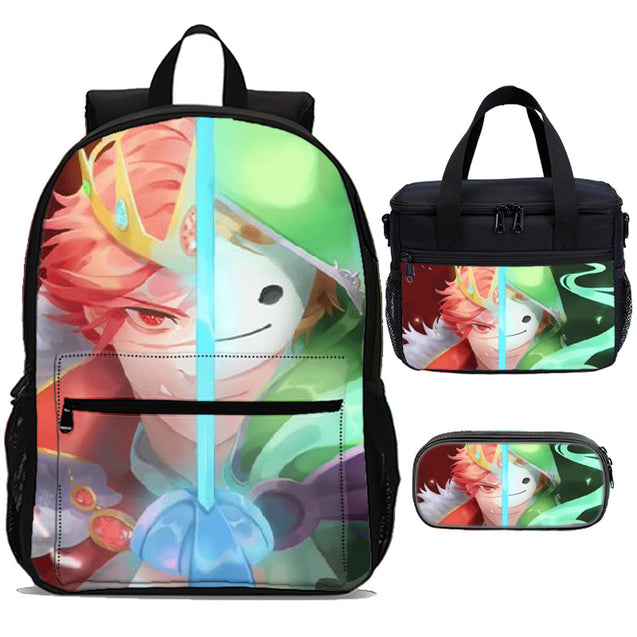 Dream Backpack for School Book Bag Lunch Bag Pencil Case
