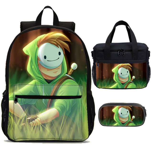 Dream Backpack for School Book Bag Lunch Bag Pencil Case