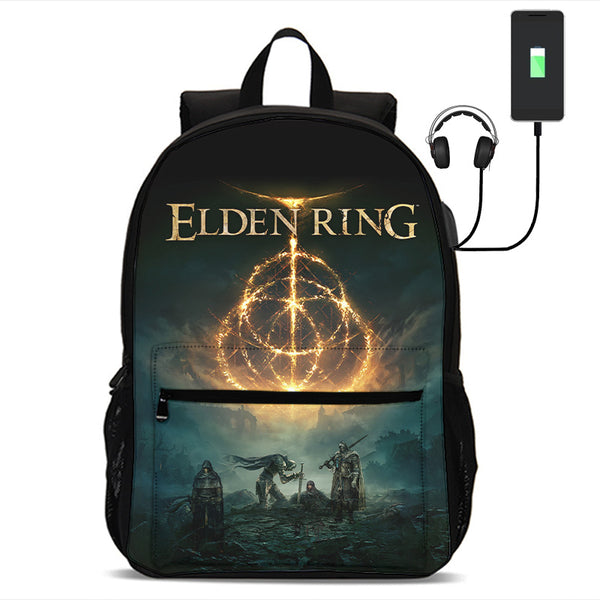 Elden Ring School Backpack Kids Bookbag Laptop Bag 18 in