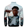 YoungBoy Stand-up Collar Jacket Unisex Zipper Hoodie