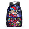 Friday Night Funkin Large Backpack middle School Sports Bag for Boys Girls Kids