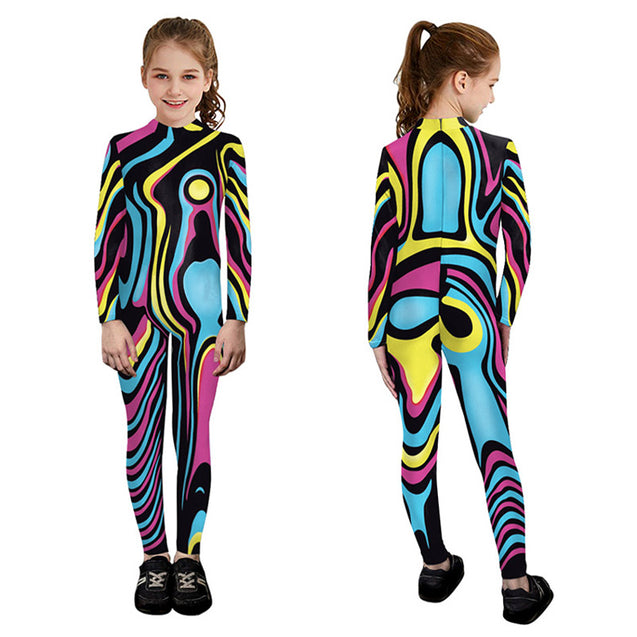 Halloween Cosplay Jumpsuit Bodysuit