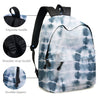 Tie Dye Backpack for School Sports and Travel 16inch