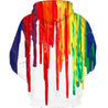 Kids Paint Splatter Printed Pullover Hoodie 6-14 Y