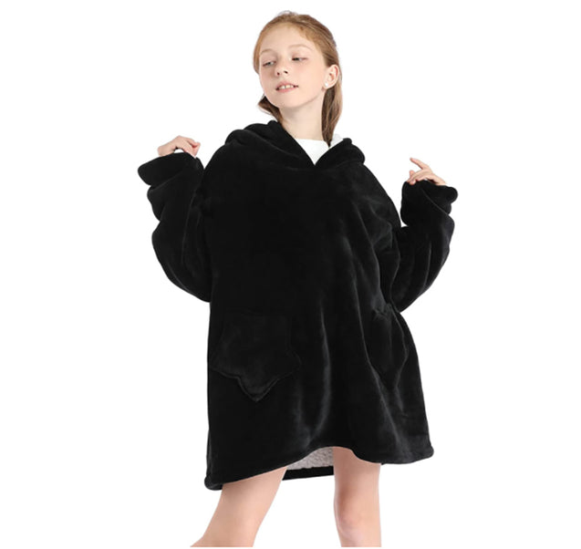 Kids Oversized Wearable Blanket Hoodie-Panda
