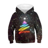 Teen Boys' Galaxy Sweatshirts Pocket Pullover Hoodies 4-16Y