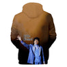 Little Richard  Printed Long Sleeves Pullover Hoodie with Pocket