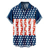 Men USA flag Stars and Stripes Shirt Without Tee