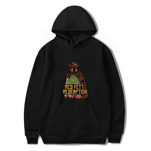 Unisex Red Dead Redemption Printed Fit Loose Hoodie Pullover