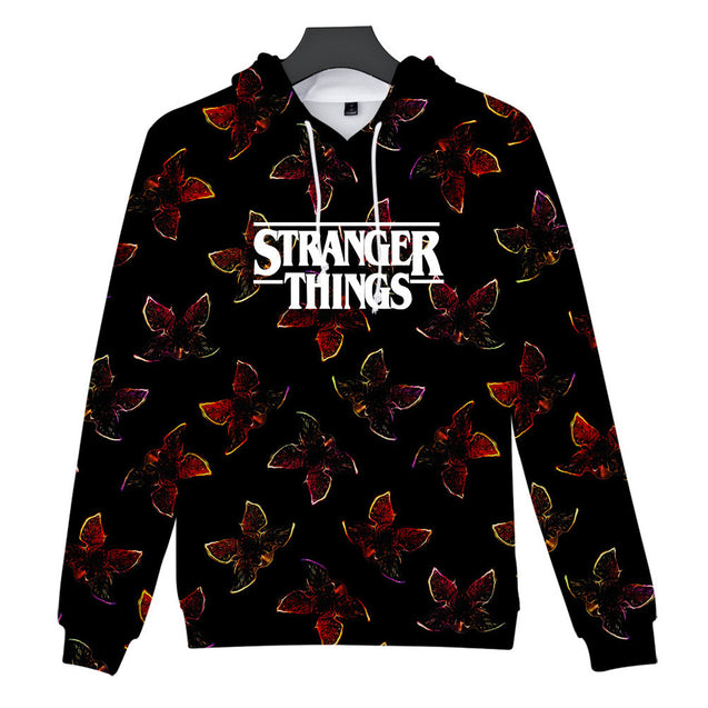 Stranger Things 3d Hoodies Long Sleeve 3D Sweatshirt Top