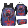 Demogorgon School Backpack Set Lunch Bag Pencil Case