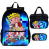 Teen Boys Backpack for School Book Bag Lunch Bag Pencil Case