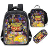Simpsons Backpack Lunch Box Teenage School Bags Sports Backpack for Boys Girls
