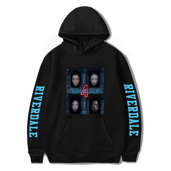 Long Sleeve Riverdale 4 Printed Hoodie Coats Casual Unisex Couple Clothes