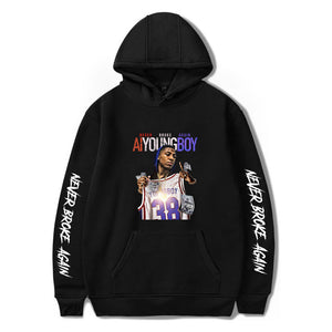 Unisex YoungBoy Pullover Hoodie Hip Hop Hooded Sweatshirt