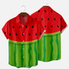 Watermelon Short Sleeve Casual Hawaiian Shirt Adult & Youth