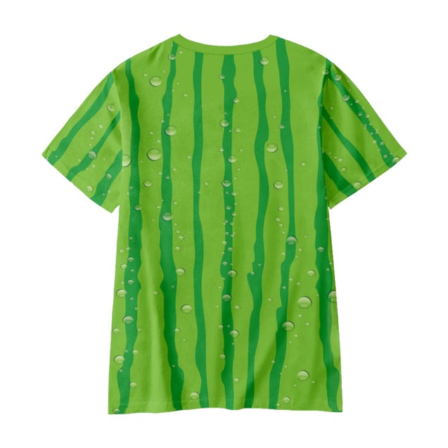 Watermelon Print Short Sleeve T-shirt Adult & Youth