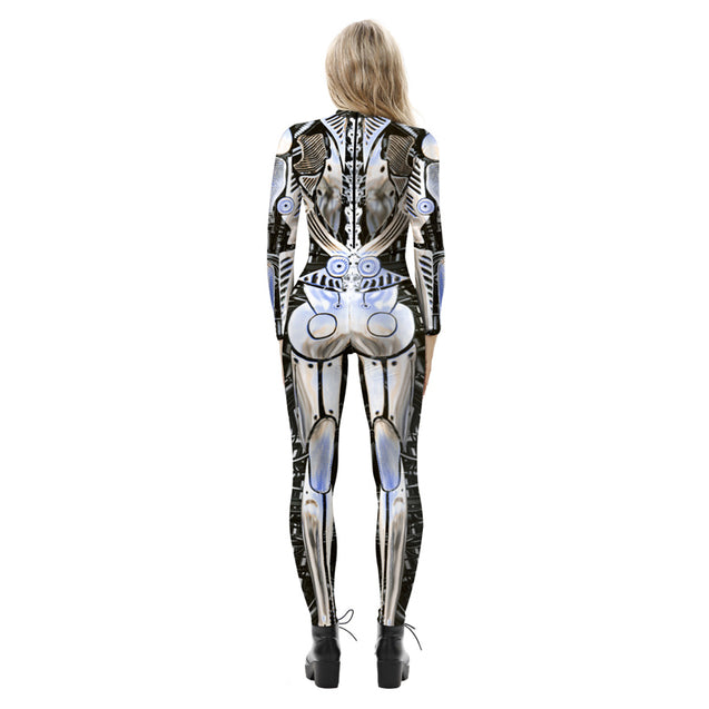 Women Halloween Jumpsuit Casual Cosplay Party Rompers Costuming