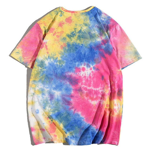 Fashion Colorful Graphic Crew Neck T-shirt